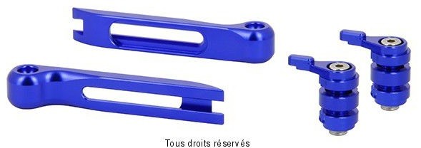 Jeu d'embout et molettes bleus pour leviers articulés Sifam