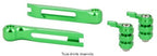 Jeu d'embout et molettes verts pour leviers articulés Sifam