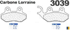 Plaquettes de frein Carbone Lorraine type 3039 MSC