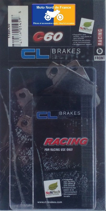 Plaquettes de frein racing Carbone Lorraine type 1180 C60