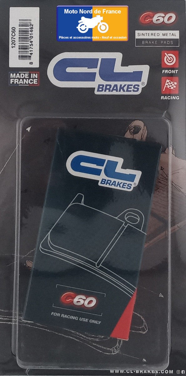 Plaquettes de frein racing Carbone Lorraine type 1207 C60