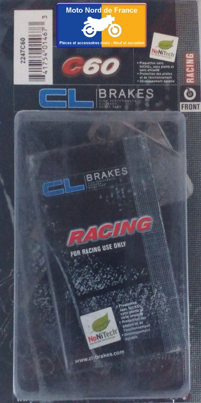 Plaquettes de frein racing Carbone Lorraine type 2247 C60