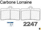 Plaquettes de frein racing Carbone Lorraine type 2247 C60