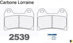 Plaquettes de frein avant Carbone Lorraine racing type 2539 C60