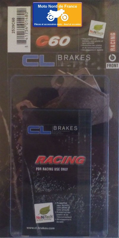 Plaquettes de frein avant Carbone Lorraine racing type 2539 C60