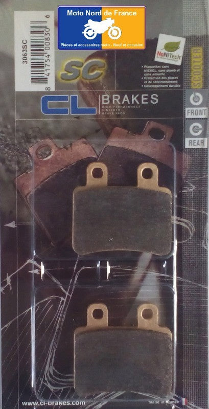 Plaquettes de frein Carbone Lorraine type 3063 SC