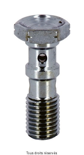 Vis acier chromée pour double banjo M10x1.25