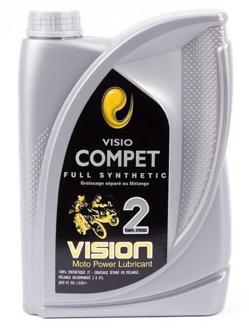 Huile moteur 2 temps Visio Compet full synthétique 1 Litre