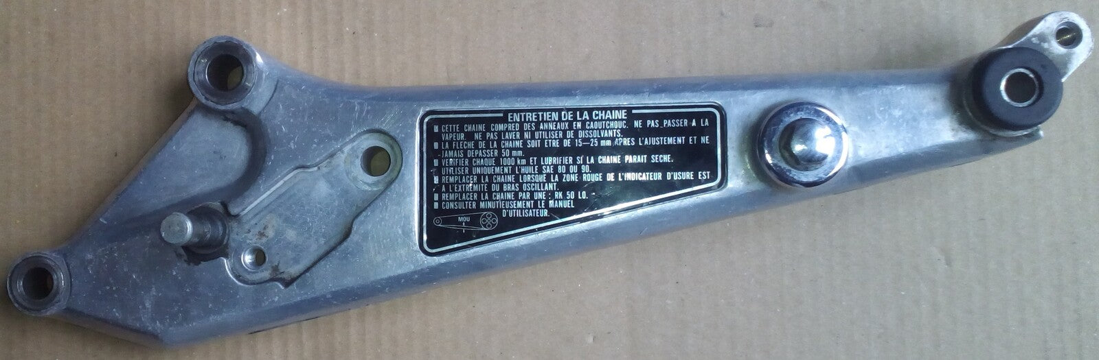 Platine repose pied Honda CB 900 Bol d'or 1979-1982