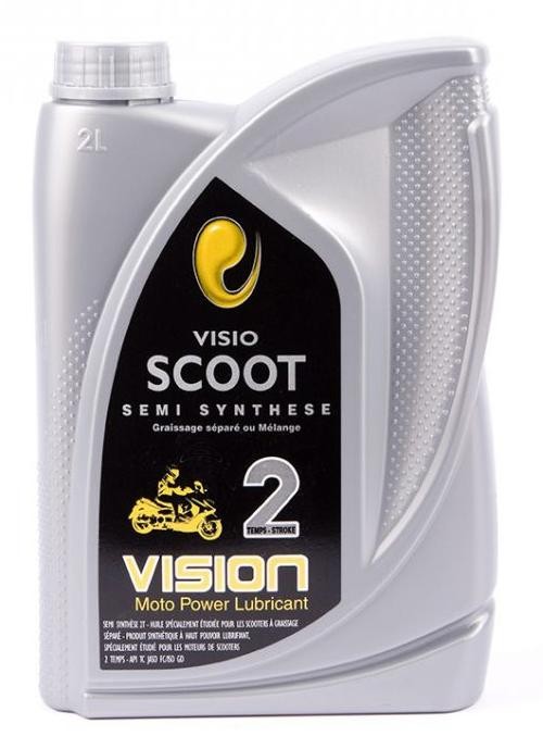 Huile moteur scooter 2 temps semi-synthèse 2 Litres
