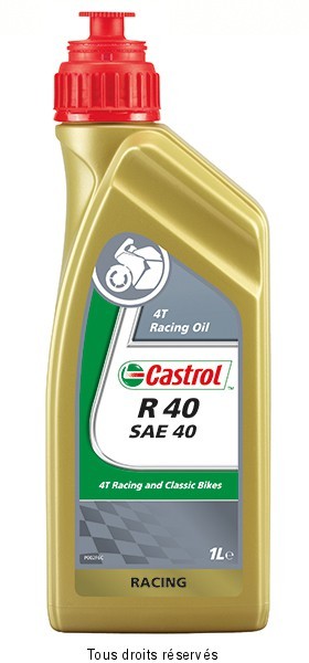 Huile Castrol R 40 SAE40 Ricin 1 litre