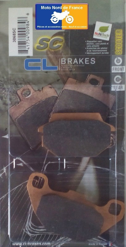 Plaquettes de frein Carbone Lorraine type 3068 SC