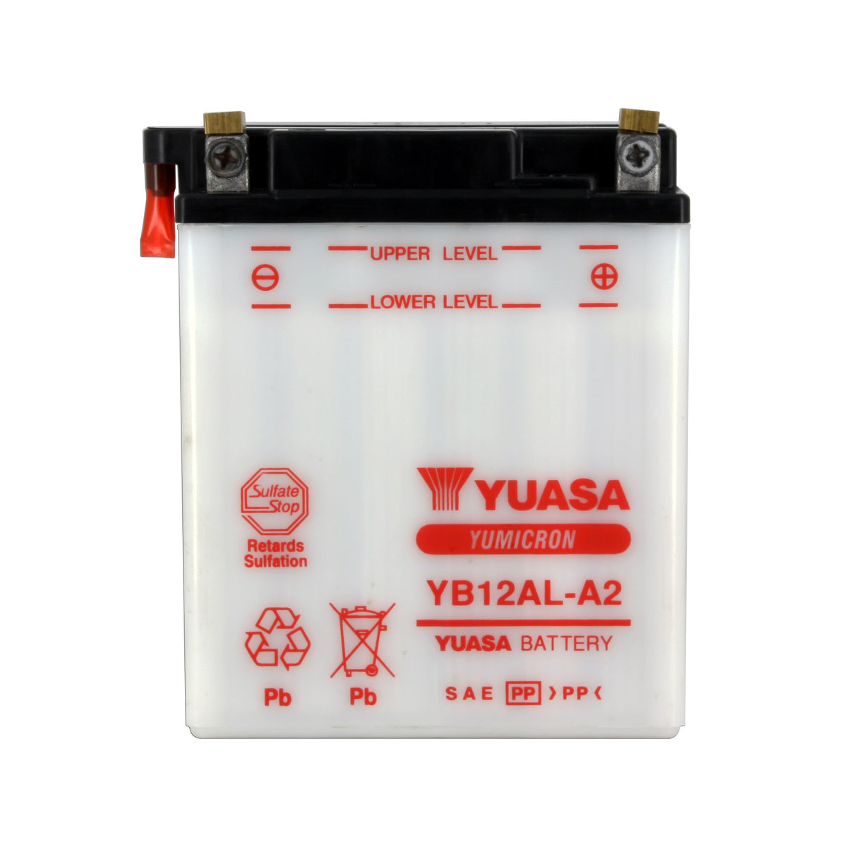 Batterie YUASA type YB12AL-A2 (livrée sans acide)