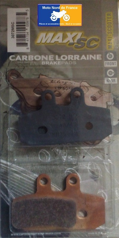 Plaquettes de frein Carbone Lorraine type 3072 MSC