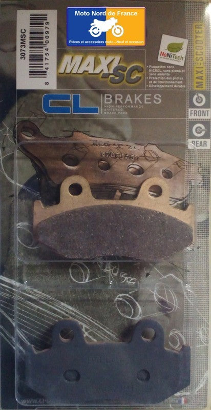 Plaquettes de frein Carbone Lorraine type 3073 MSC