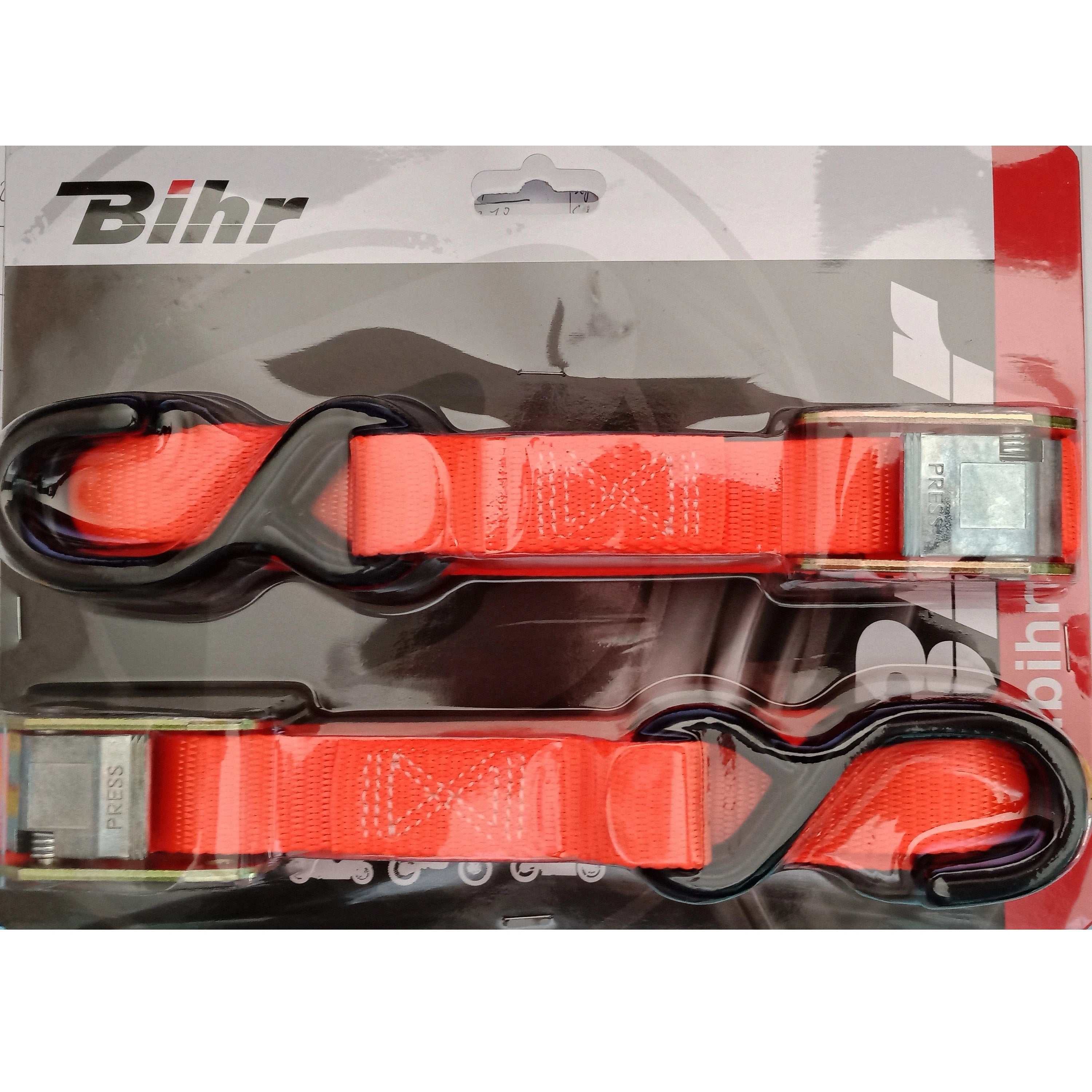 Sangles à boucles BIHR couleur orange