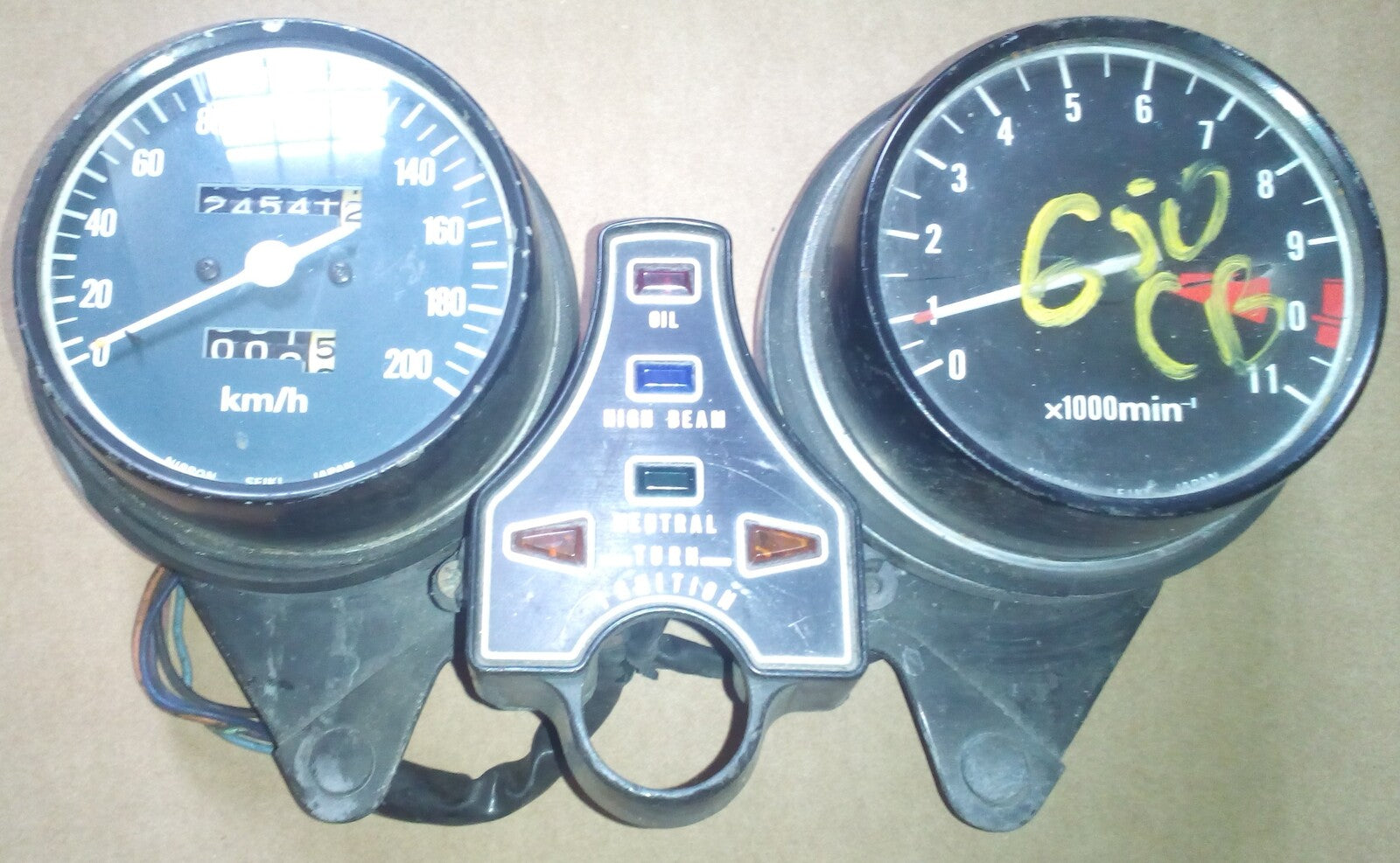 Ensemble compteurs Honda CB 650 réf-00512