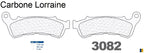 Plaquettes de frein Carbone Lorraine type 3082 MSC