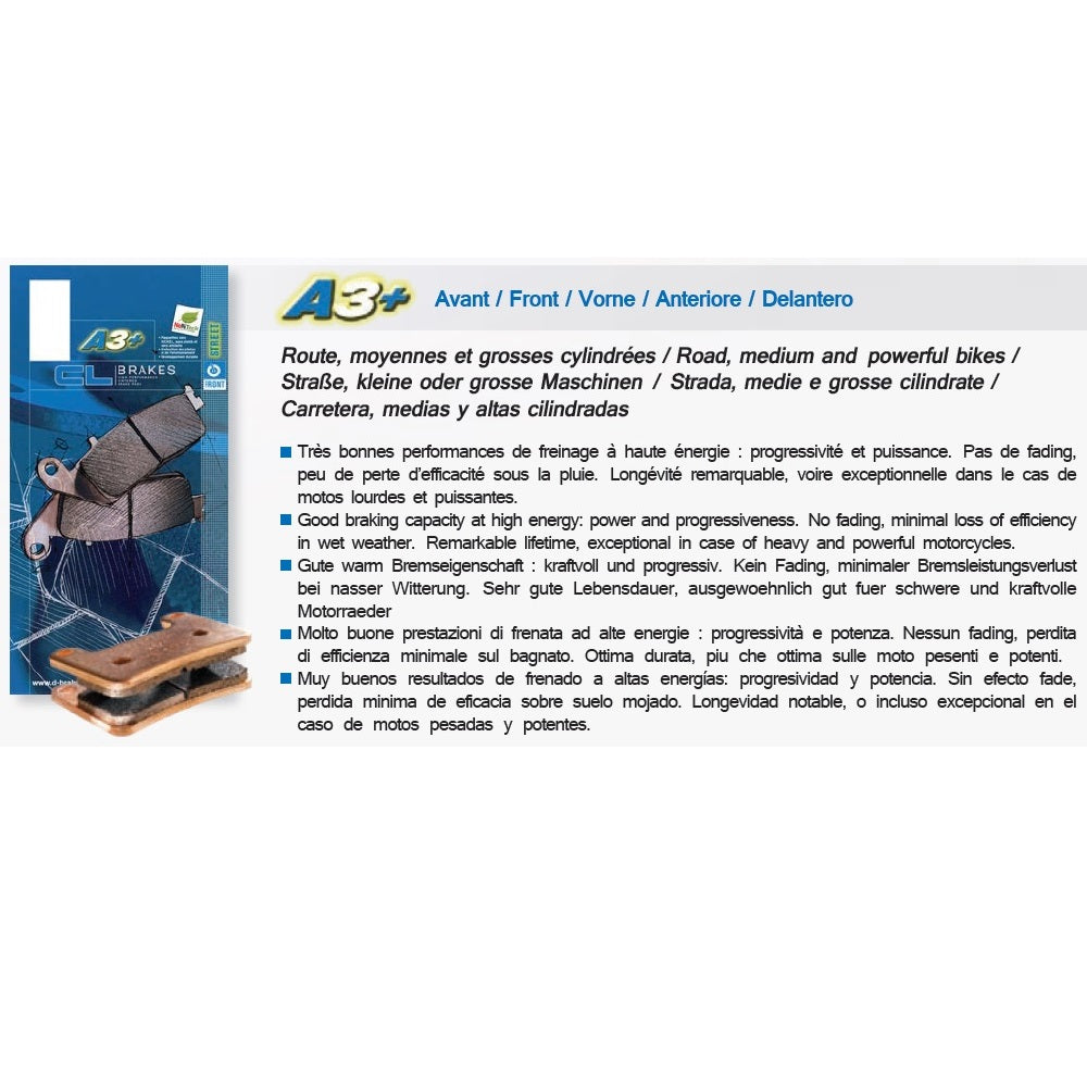 Plaquettes Carbone Lorraine A3+