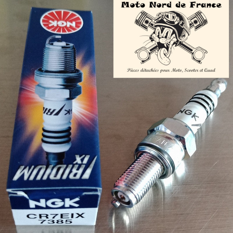 Bougie d'allumage NGK iridium type CR7EIX (7385)