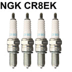 4 NGK CR8EK spark plugs for Suzuki 1400 GSX 2001-2007