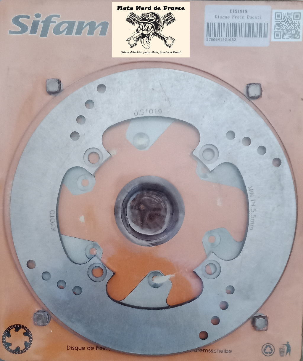 Disque de frein arrière rond Sifam - DIS1019