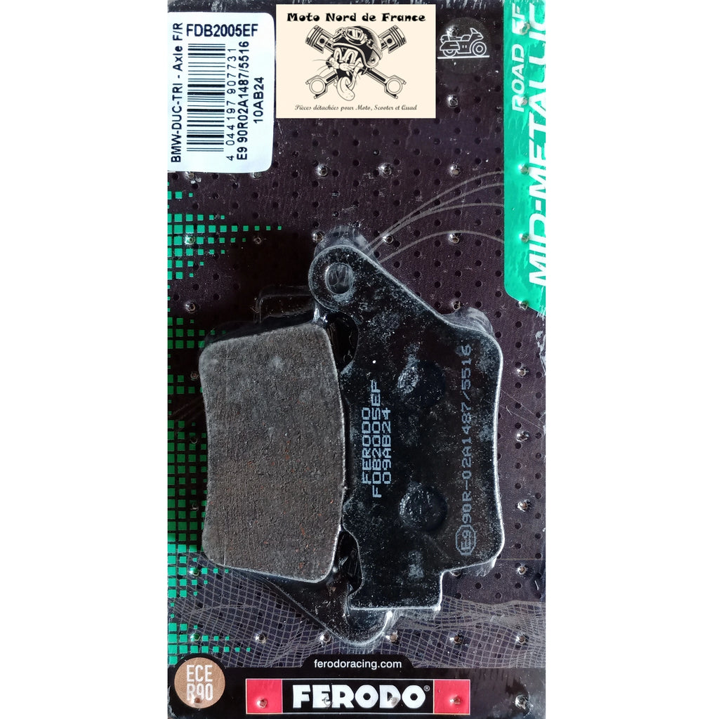 Plaquettes de frein Ferodo type FDB2005EF