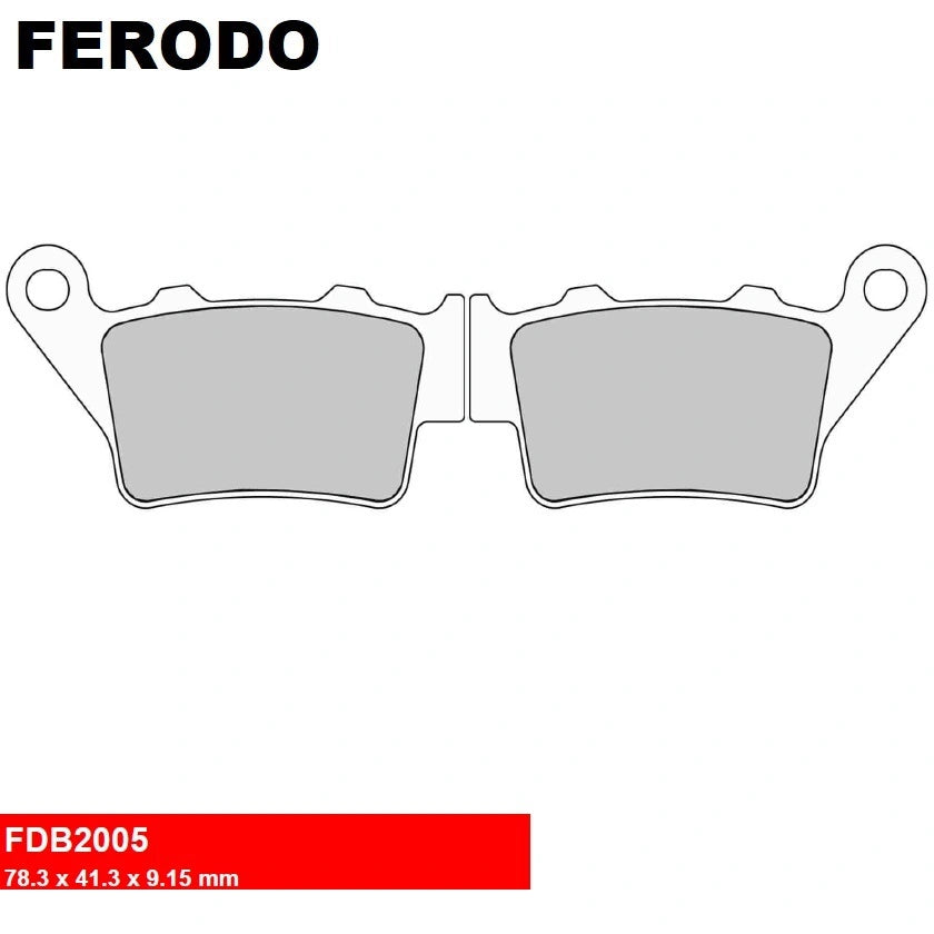 Plaquettes de frein Ferodo type FDB2005