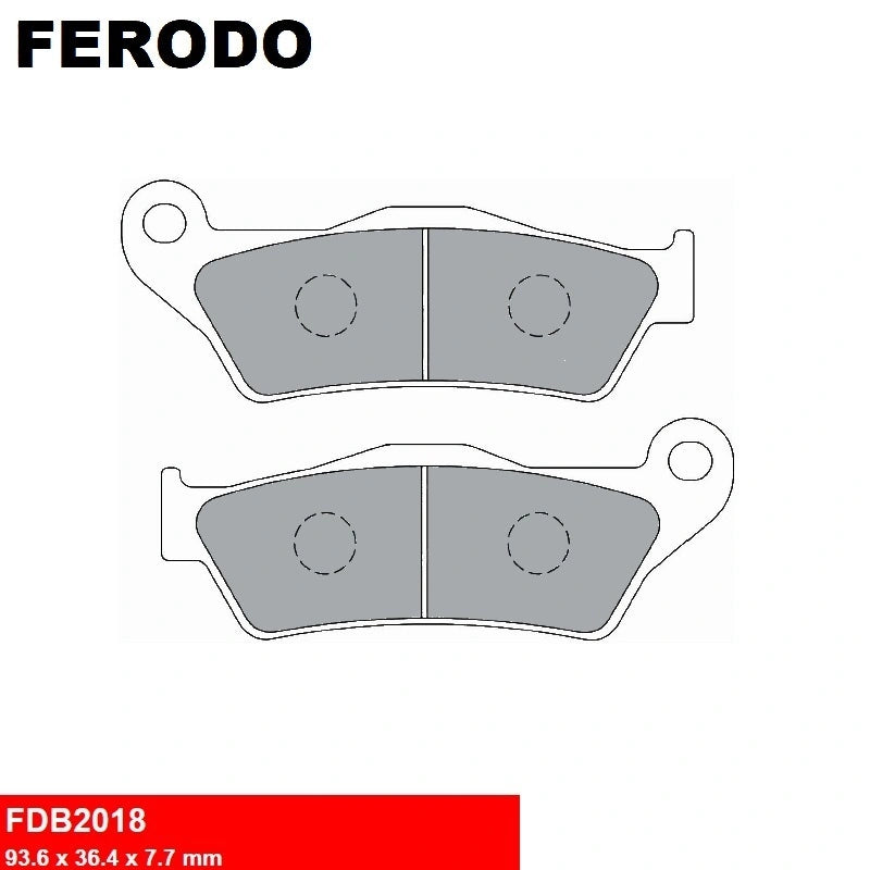 Plaquettes de frein Ferodo type FDB2018