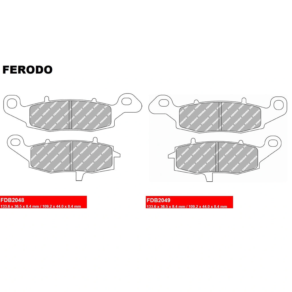 Plaquettes Ferodo de frein avant pour Suzuki SV 650 X 2018