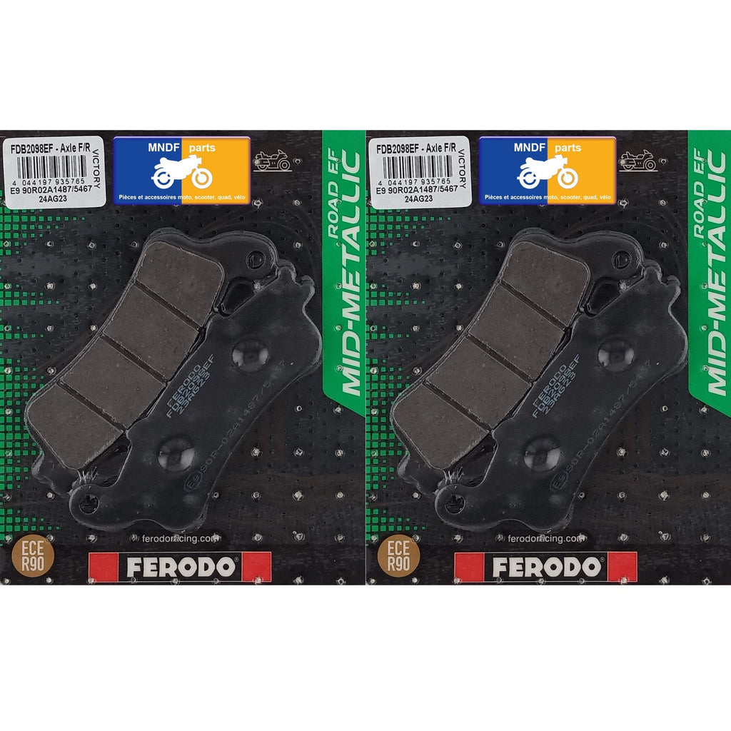 Plaquettes Ferodo de frein avant - Honda CBR 1100 XX Superblackbird 1996-2007