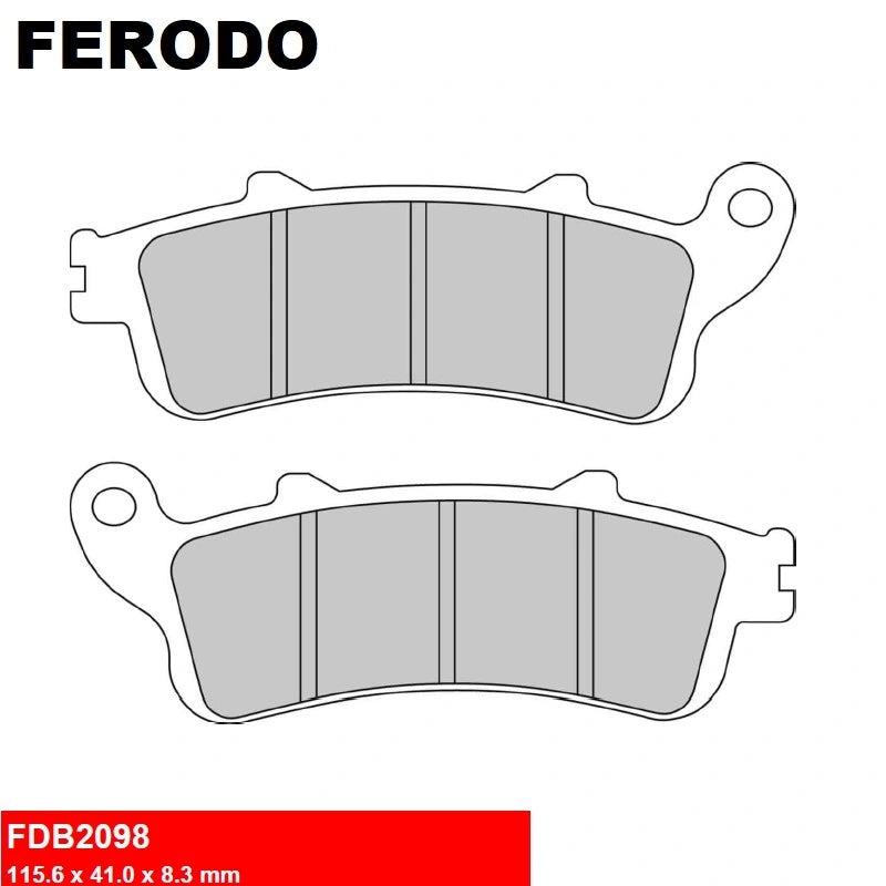 Plaquettes de frein Ferodo type FB2098
