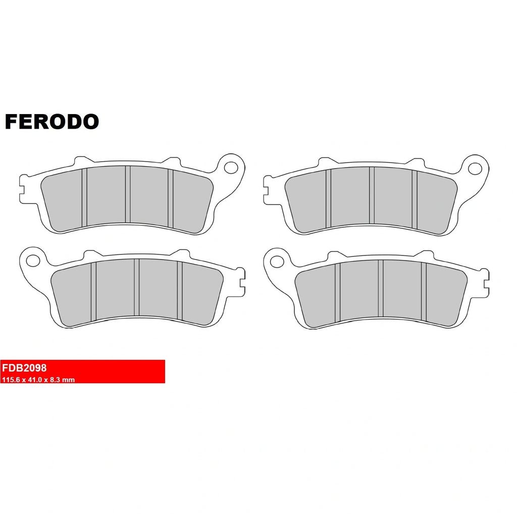 Plaquettes Ferodo de frein avant - Honda CBR 1100 XX Superblackbird 1996-2007