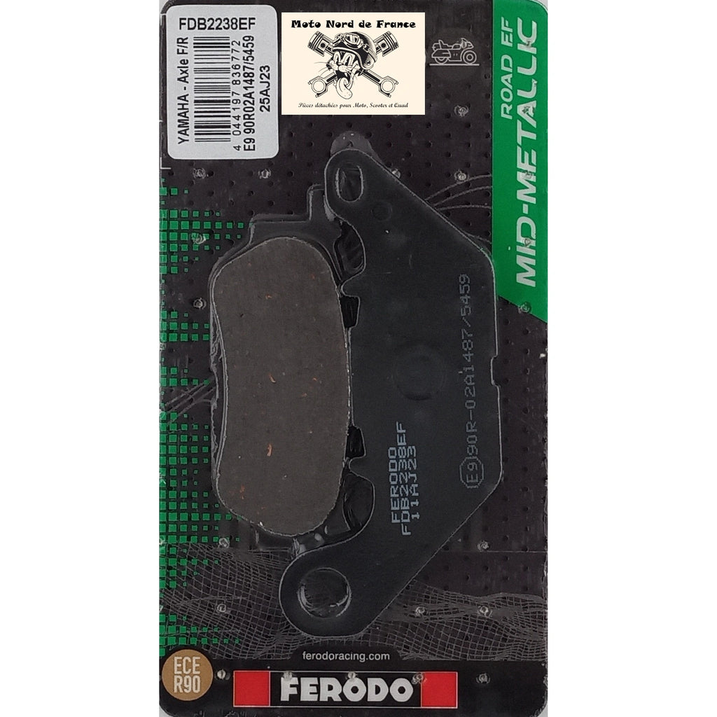 Plaquettes de frein Ferodo semi-métal type FDB2238EF