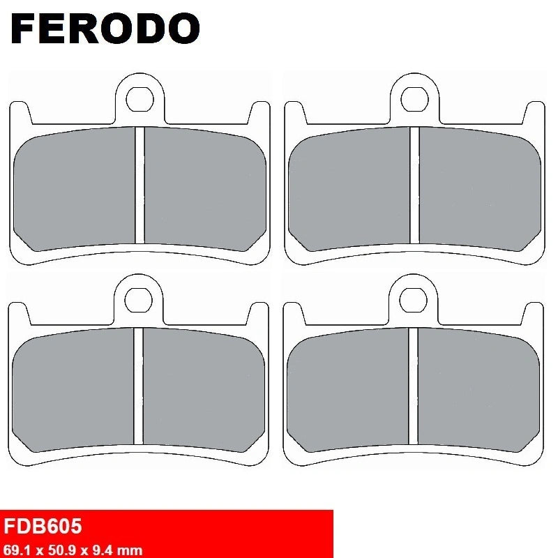 2 jeux de plaquettes Ferodo type FDB605