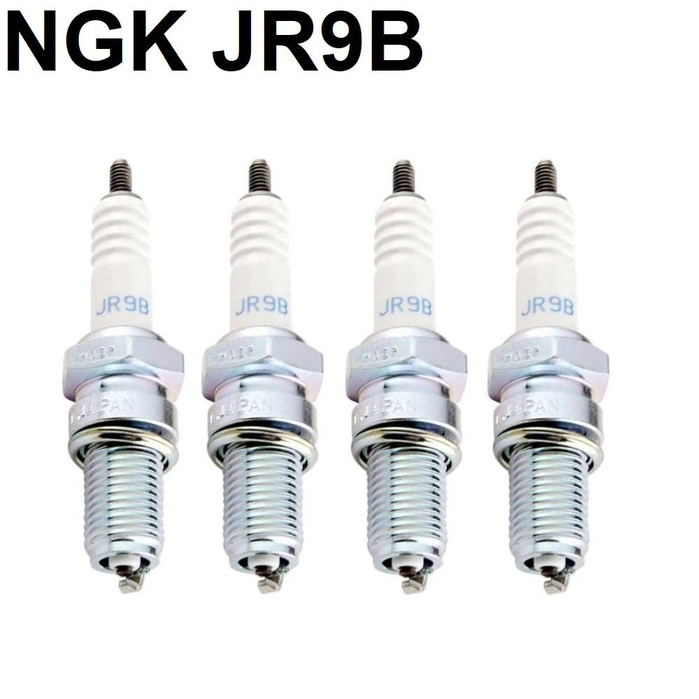 4 NGK JR9B spark plugs for Suzuki GSX 1200 Inazuma 1999-2001