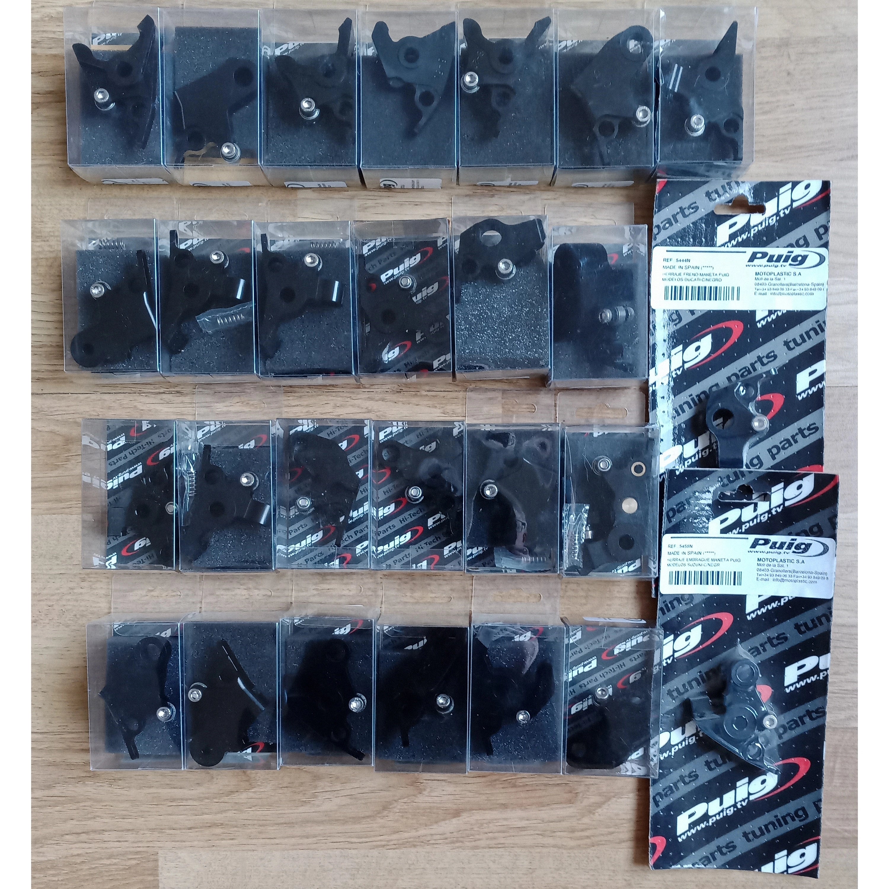 Lot de leviers de frein et d'embrayage PUIG neufs