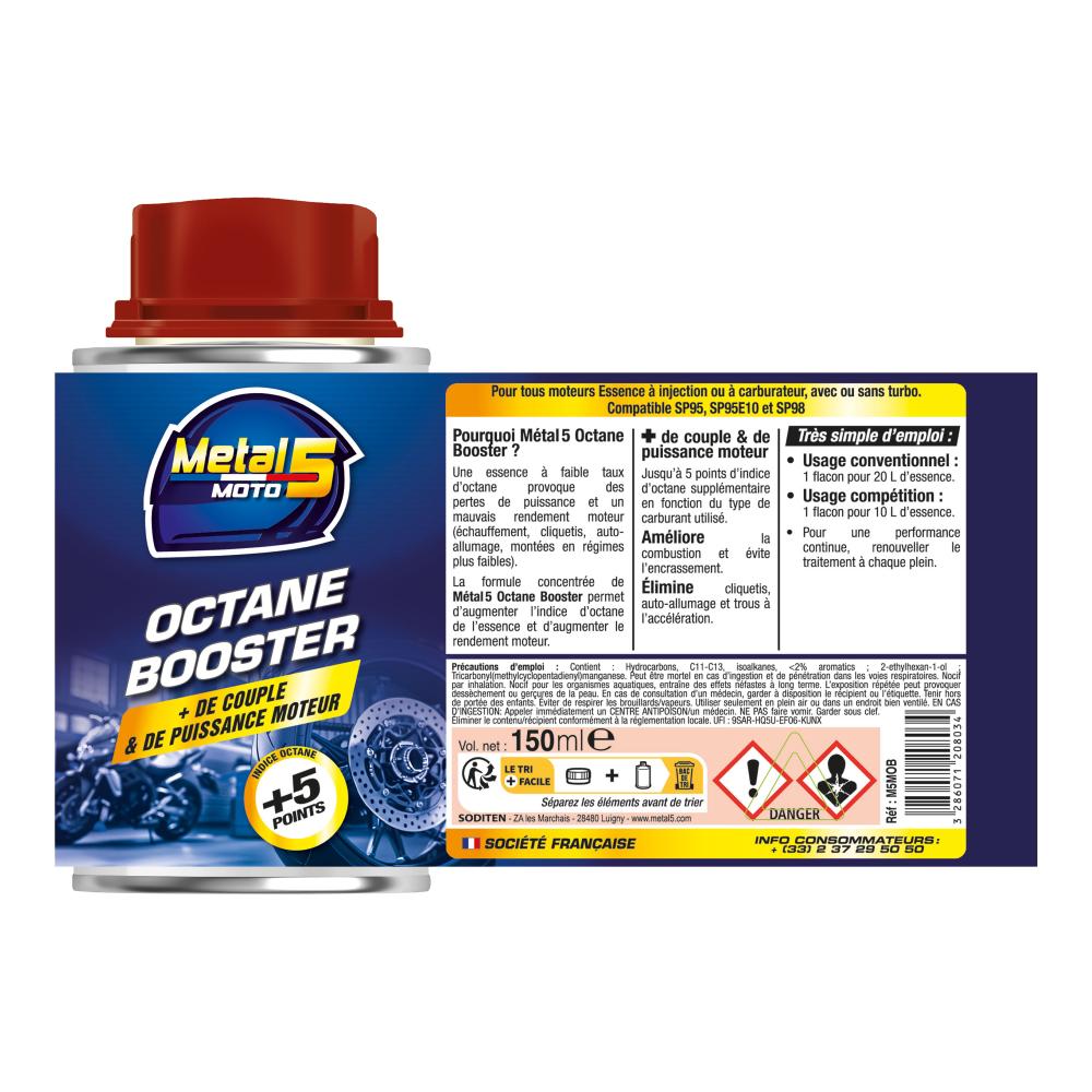 Octane Booster Metal 5 - bidon de 150ml