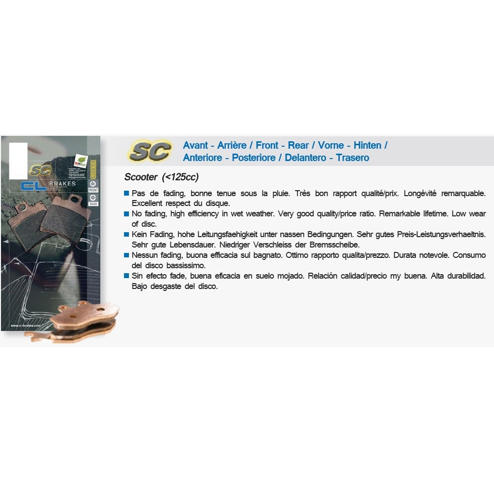 Carbone Lorraine brake pads type 3064 SC
