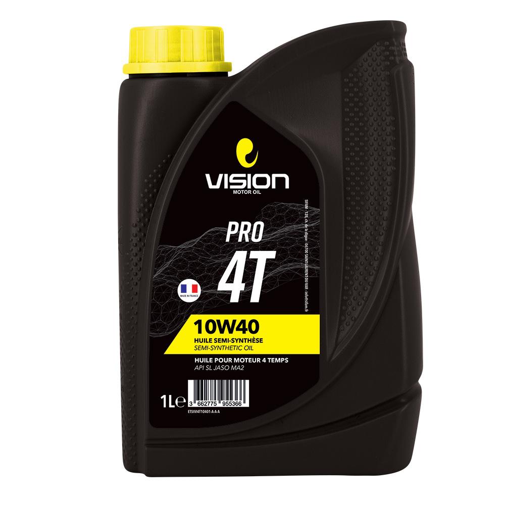 Huile moteur VISIO-ROAD 4 temps semi synthèse 10w40 bidon de 1 Litre